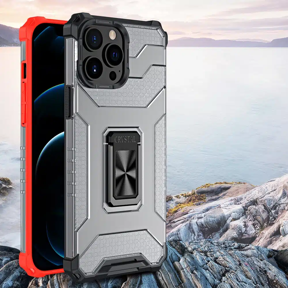 OEM Crystal Ring Case - θήκη για Apple iPhone 11 Pro - Κόκκινο - Image 2