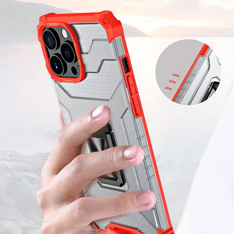 OEM Crystal Ring Case - θήκη για Apple iPhone 11 Pro - Κόκκινο - Image 3