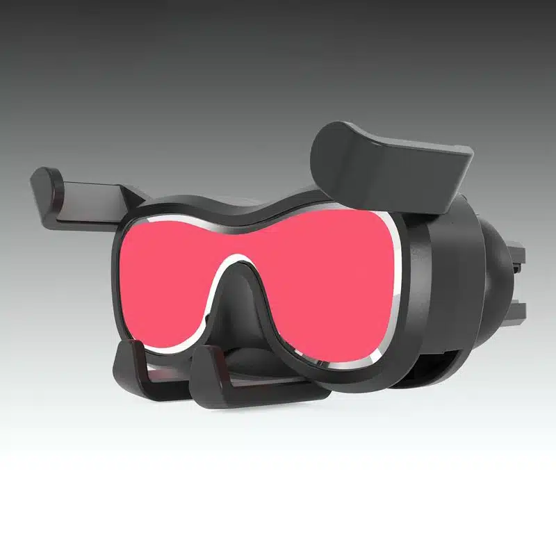 Gravity smartphone car holder for air vent with air freshener Μαύρο (YC06) - Image 3