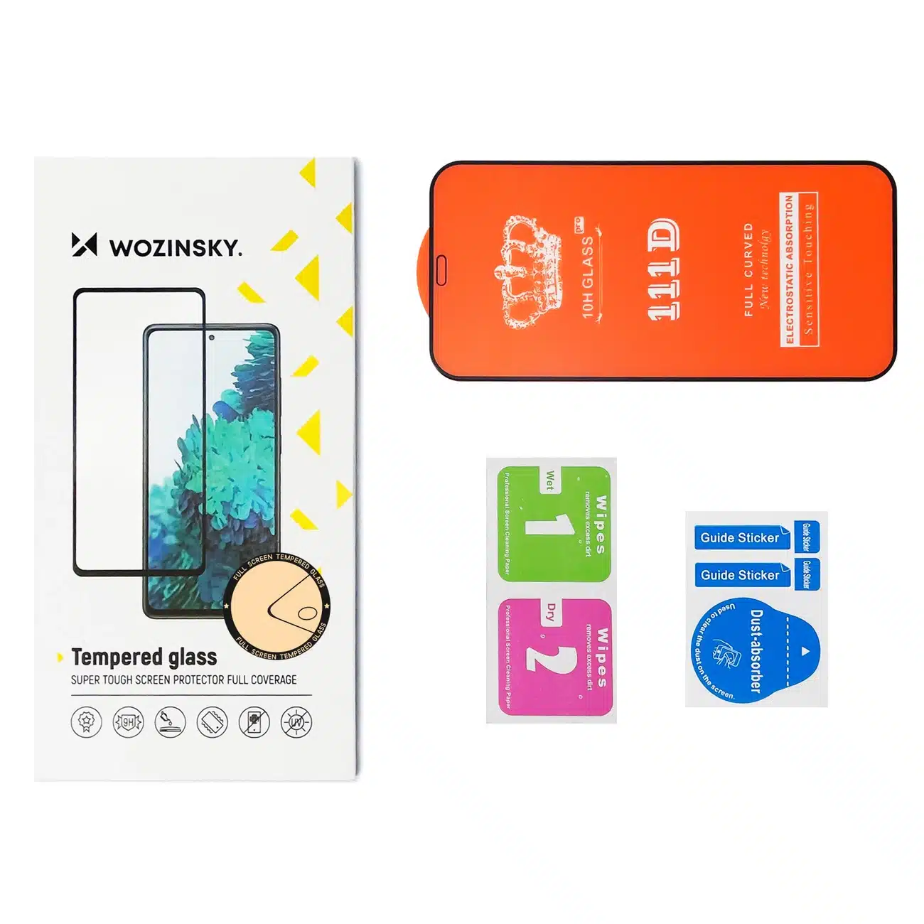 Wozinsky Super Tough Full Glue Tempered Glass Full Screen With Frame Case Friendly Samsung Galaxy A13 / A23 / A23 5G / M13 Μαύρο - Image 5