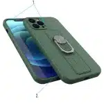 Ring Case Θήκη Σιλικόνης με Λαβή Δακτύλου και Βάση για Xiaomi Poco M4 Pro 5G Ροζ - Image 3