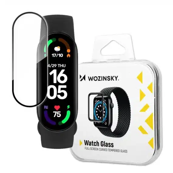 Wozinsky Watch Glass hybrid glass for Xiaomi Mi Band 6 Μαύρο