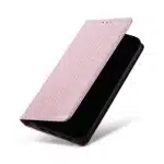 Magnet Strap Case iPhone 14 Case Flip Wallet Mini Lanyard Stand Ροζ - Image 8