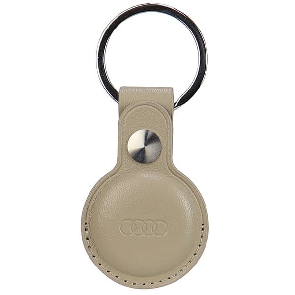 Audi Θήκη Synthetic Leather AirTag μπεζ AU-ATKR-Q3/D1-BG - Image 5