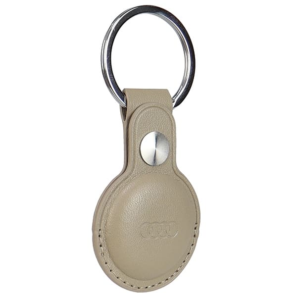 Audi Θήκη Synthetic Leather AirTag μπεζ AU-ATKR-Q3/D1-BG - Image 6