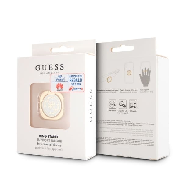 Guess Ring stand GURSEQGWH złoto-biały /gold & white 4G - Image 3