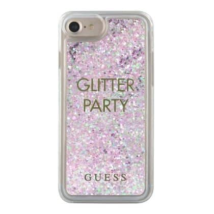 Guess Liquid Glitter Party - θήκη για Apple iPhone 6/7/8 /SE 2020 / SE 2022 - Μωβ