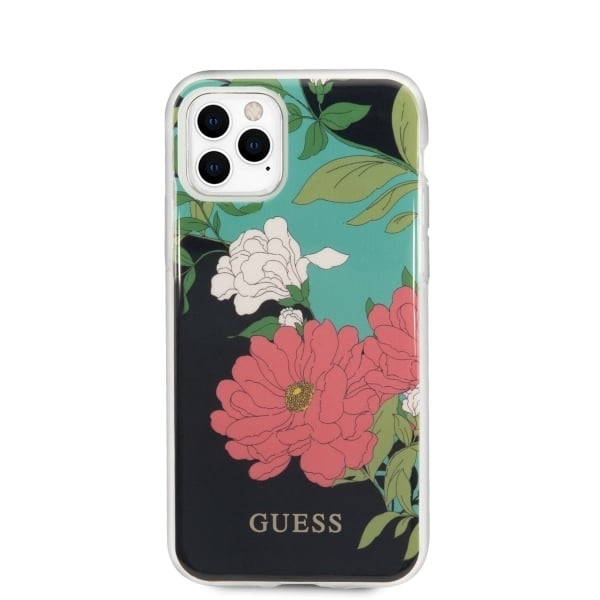 Guess Flower Collection - θήκη για Apple iPhone 11 Pro - Μαύρο - Image 3