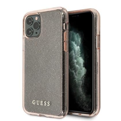 Guess Glitter - θήκη για Apple iPhone 11 Pro - Ροζ
