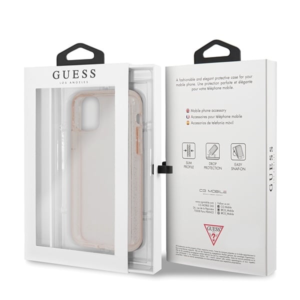 Guess Glitter - θήκη για Apple iPhone 11 Pro - Ροζ - Image 7