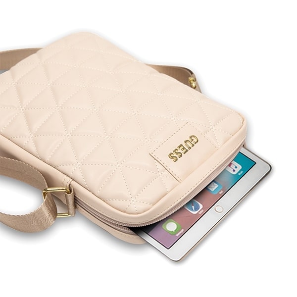 Guess Τσάντα Tablet GUTB10QLPK 10" ροζ Quilted - Image 4