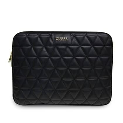 Guess Θήκη GUCS13QLBK 13" μαύρο Quilted
