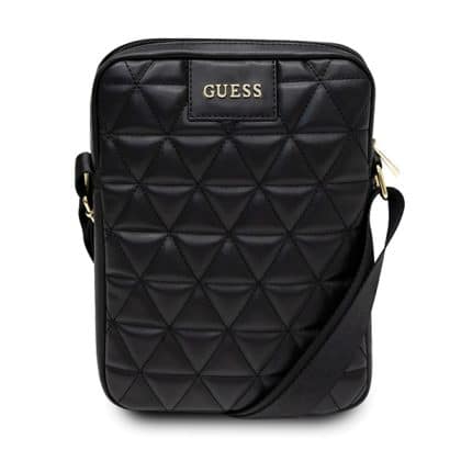 Guess Τσάντα Tablet GUTB10QLBK 10" μαύρη Quilted