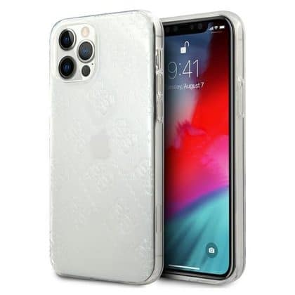 Guess 3D Pattern Collection - θήκη για Apple iPhone 12/12 Pro 6,1 - Διάφανο