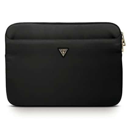 Guess Θήκη GUCS13NTMLBK 13" μαύρο /black Nylon Triangle Logo