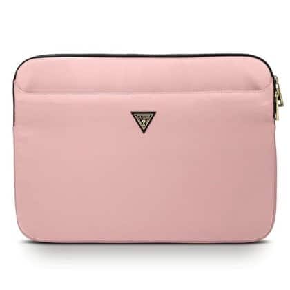 Guess Θήκη GUCS13NTMLLP 13" ροζ /pink Nylon Triangle Logo