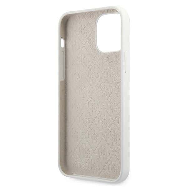 Guess Metal Logo Script - θήκη για Apple iPhone 12 mini - Λευκό - Image 7