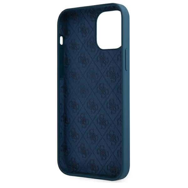 Guess Metal Logo Script - θήκη για Apple iPhone 12 Pro Max - Μπλε - Image 7