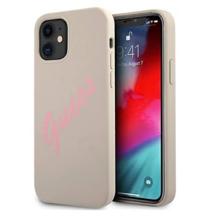 Guess Silicone - θήκη για Apple iPhone 12 mini - Γκρι