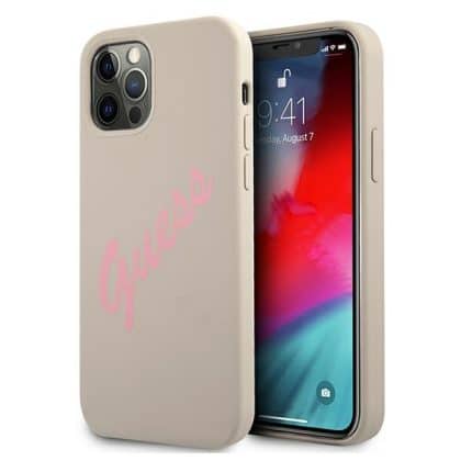 Guess Silicone - θήκη για Apple iPhone 12/12 Pro 6,1 - Γκρι