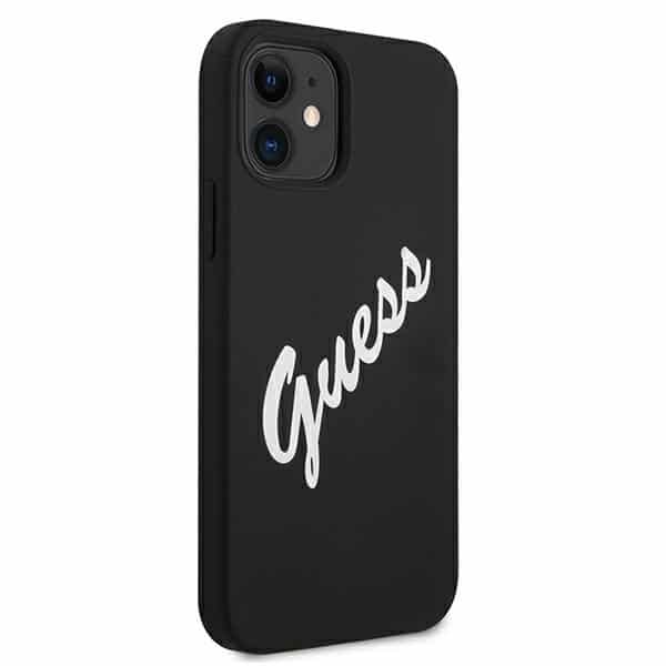 Guess Silicone - θήκη για Apple iPhone 12 mini - Μαύρο - Image 4