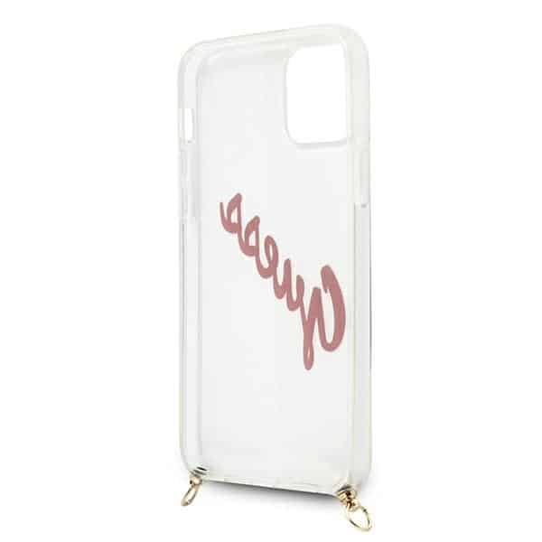 Guess Script vintage - θήκη για Apple iPhone 12 mini - Ροζ - Image 6