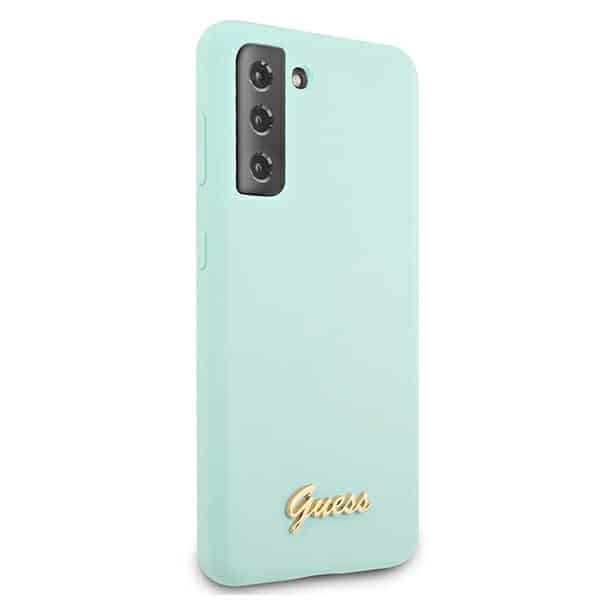 Guess Metal Logo - θήκη για Samsung Galaxy S21+ 5G - Μπλε - Image 4