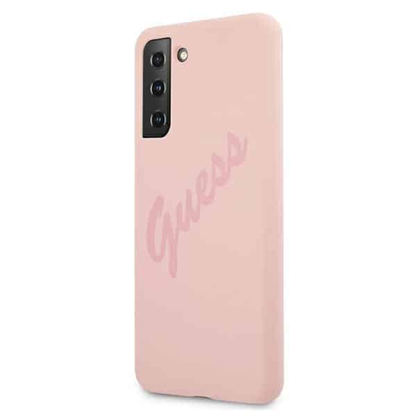 Guess Script vintage - θήκη για Samsung Galaxy S21+ 5G - Ροζ - Image 2