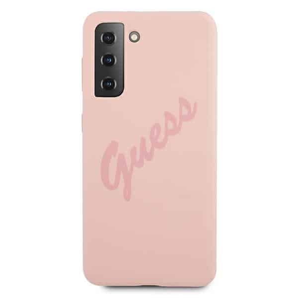 Guess Script vintage - θήκη για Samsung Galaxy S21+ 5G - Ροζ - Image 3