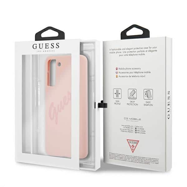 Guess Script vintage - θήκη για Samsung Galaxy S21+ 5G - Ροζ - Image 8