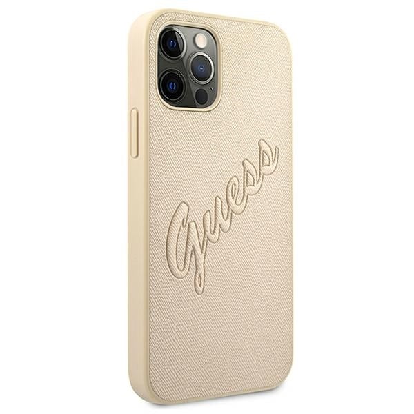 Guess Vintage - θήκη για Apple iPhone 12 Pro Max - Χρυσό - Image 4