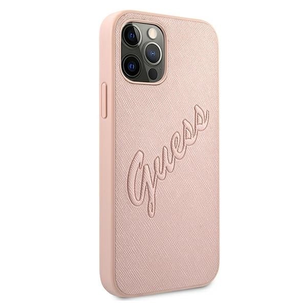 Guess Vintage - θήκη για Apple iPhone 12/12 Pro 6,1 - Ροζ - Image 4