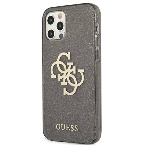 Guess Glitter 4G Big Logo - θήκη για Apple iPhone 12 Pro Max - Μαύρο - Image 2