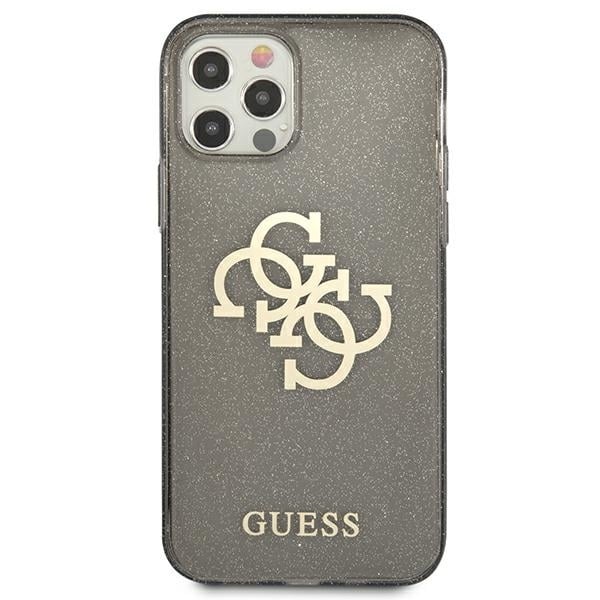 Guess Glitter 4G Big Logo - θήκη για Apple iPhone 12 Pro Max - Μαύρο - Image 3