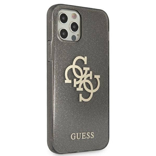 Guess Glitter 4G Big Logo - θήκη για Apple iPhone 12 Pro Max - Μαύρο - Image 4