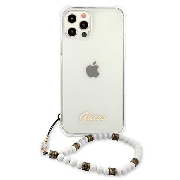 Guess White Pearl - θήκη για Apple iPhone 12/12 Pro 6,1 - Διάφανο - Image 3
