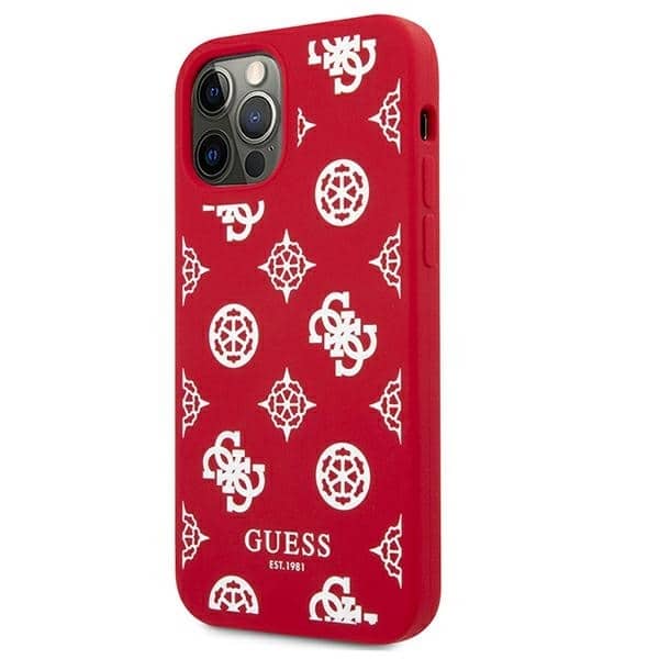 Guess Peony Collection - θήκη για Apple iPhone 12 Pro Max - Κόκκινο - Image 2
