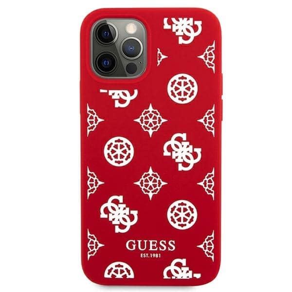 Guess Peony Collection - θήκη για Apple iPhone 12 Pro Max - Κόκκινο - Image 3
