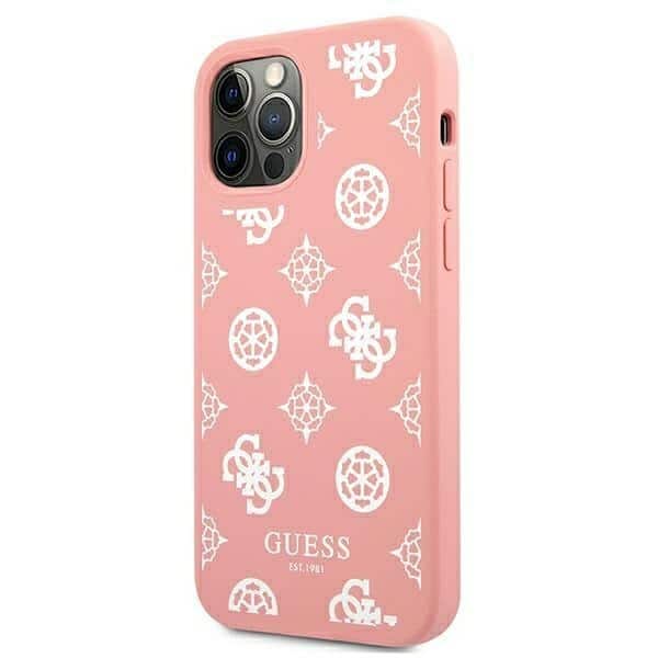 Guess Peony Collection - θήκη για Apple iPhone 12 Pro Max - Ροζ - Image 2