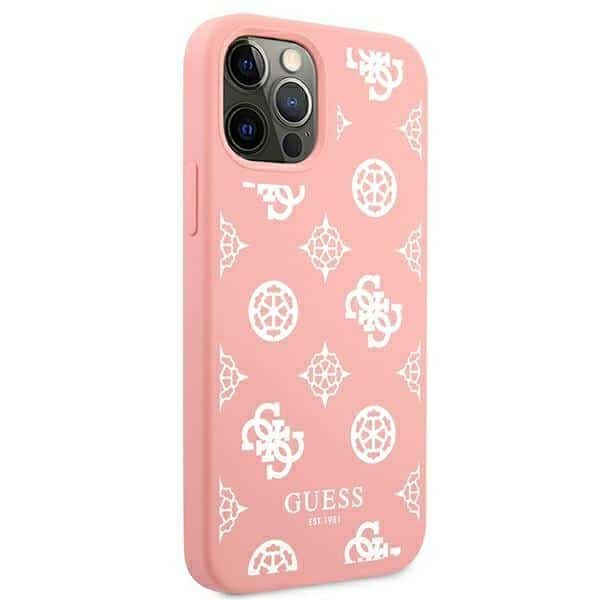 Guess Peony Collection - θήκη για Apple iPhone 12 Pro Max - Ροζ - Image 4