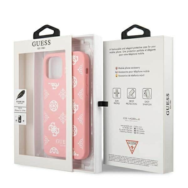 Guess Peony Collection - θήκη για Apple iPhone 12 Pro Max - Ροζ - Image 8