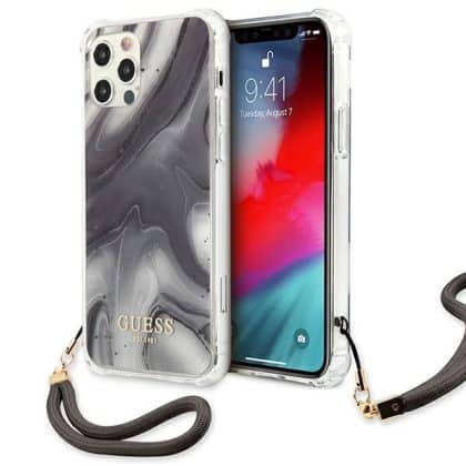 Guess Marble collection - θήκη για Apple iPhone 12 Pro Max - Γκρι