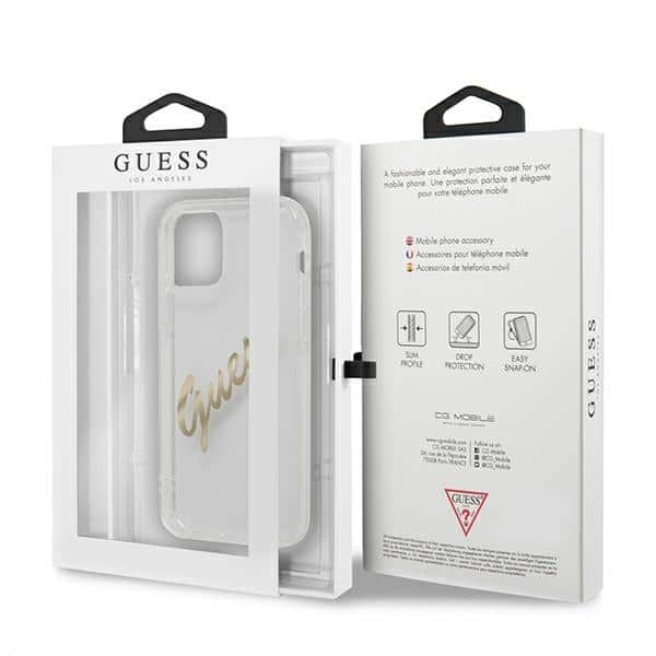 Guess Vintage - θήκη για Apple iPhone 12/12 Pro 6,1 - Διάφανο - Image 8
