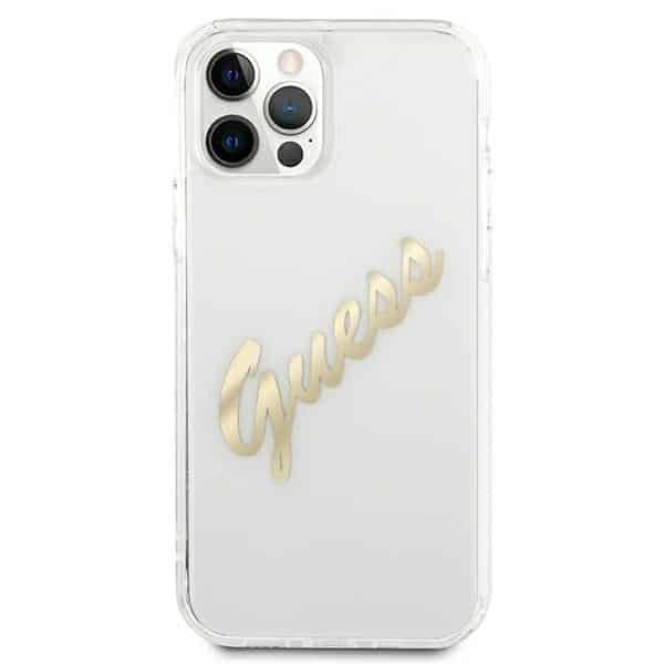 Guess Vintage - θήκη για Apple iPhone 12 Pro Max - Διάφανο - Image 3