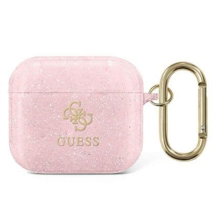 Guess GUA3UCG4GP AirPods 3 cover ροζ/pink Glitter Collection