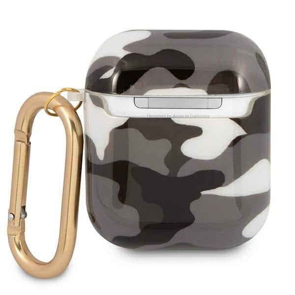 Guess GUA2UCAMG AirPods 1/2 cover μαύρο/black Camo Collection - Image 3