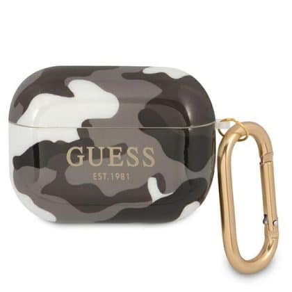Guess GUAPUCAMG AirPods Pro cover μαύρο/black Camo Collection
