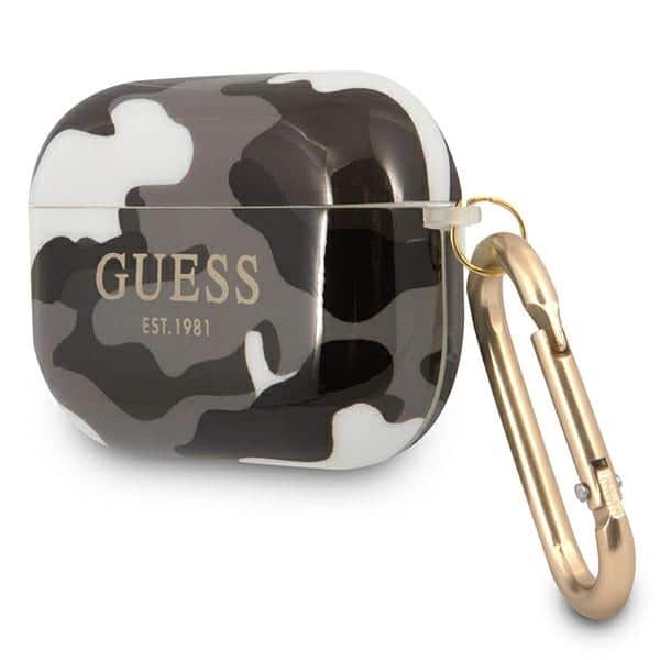 Guess GUAPUCAMG AirPods Pro cover μαύρο/black Camo Collection - Image 2