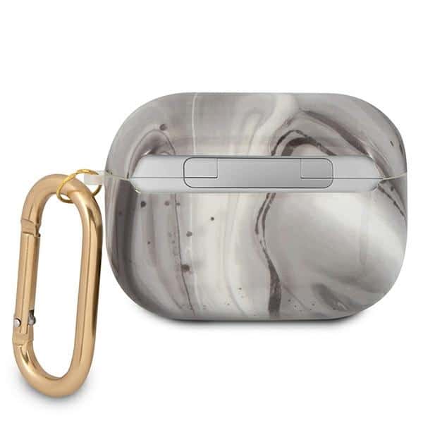Guess GUAPUNMK AirPods Pro cover μαύρο/black Marble Collection - Image 2