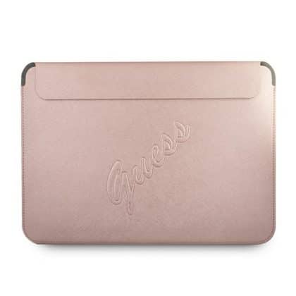 Guess Θήκη GUCS13PUSASPI 13" ροζ /pink Saffiano Script